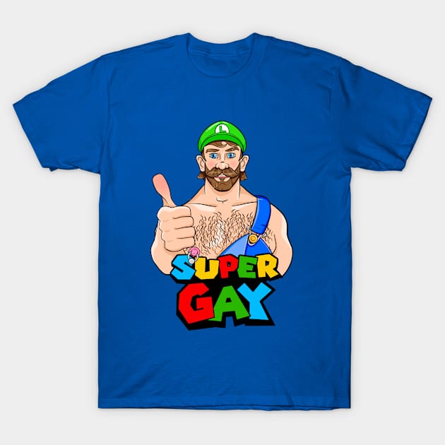 Super Gay Thumbs Up T-Shirt by LoveBurty